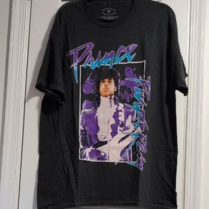 Prince Purple Rain Graphic Tee - Dark Grey